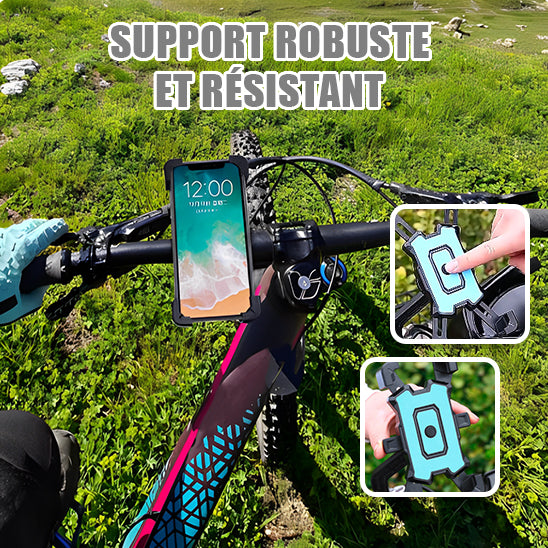 Support telephone velo robuste resistant