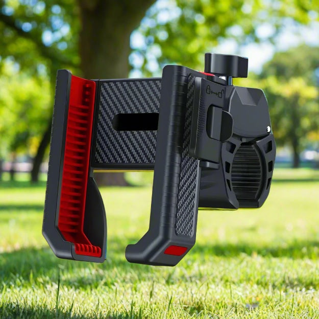 Support telephone velo rouge