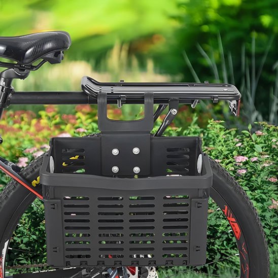 panier avant pour velo installer sur porte-bagage arriere