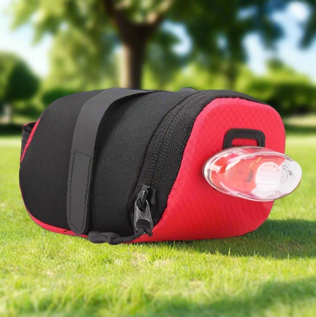 sacoche de selle avec clip pour lumiere