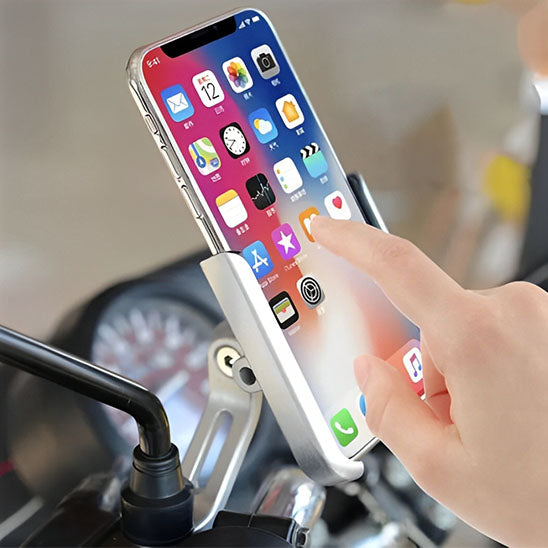 support telephone velo avec acces ecran