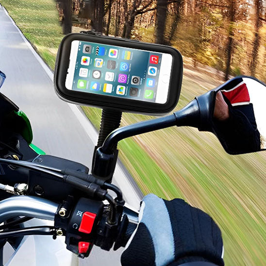 support telephone velo sur motocyclette