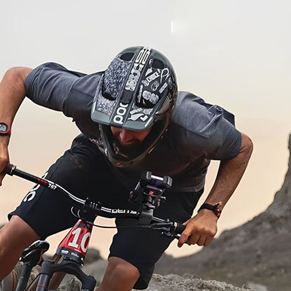 Support telephone velo en action