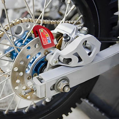 Antivol velo alarme rouge sur roue