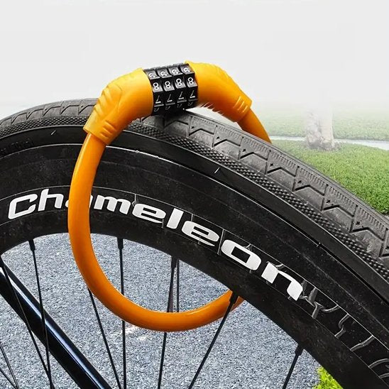 Antivol velo orange sur pneu
