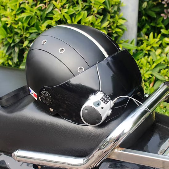 Antivol vélo pour casque moto