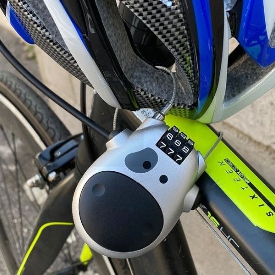 Antivol vélo vache