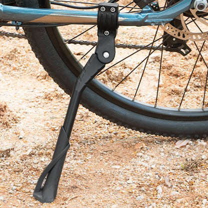 Béquille vélo sur cadre arrière