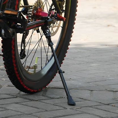 Béquille vélo sur haubans
