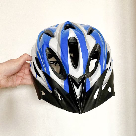 Casque vélo femme léger bleu