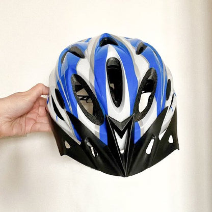 Casque vélo femme léger bleu