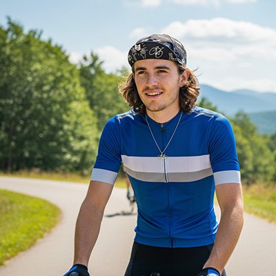 Casquette cycliste dessins vélo