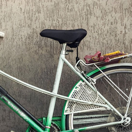 Couvre selle velo imperméable noir