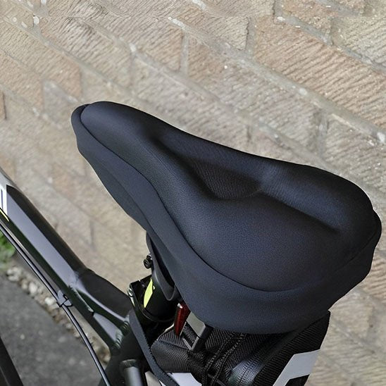 Couvre selle velo noir en mousse