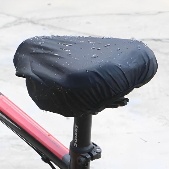 Couvre selle velo protection saleté toile