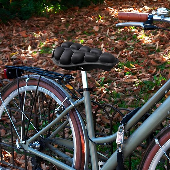 Couvre selle velo sur velo en automne