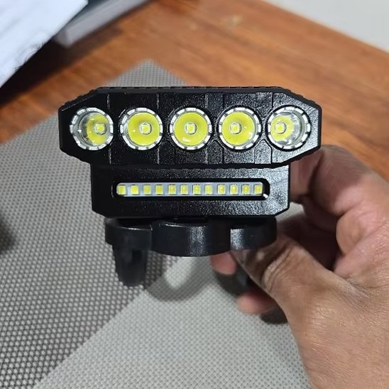Eclairage pour velo 5 led