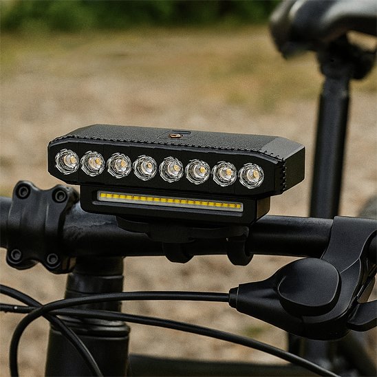 Eclairage pour velo 8 led qui déchire