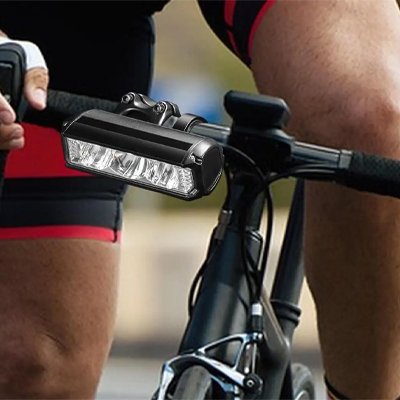 Eclairage velo avant sur guidon