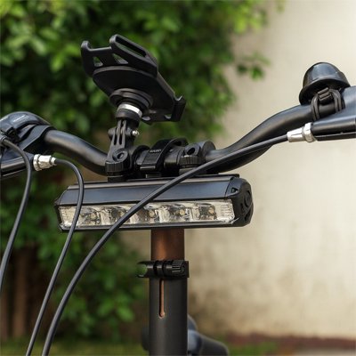 Eclairage velo dans brouillard