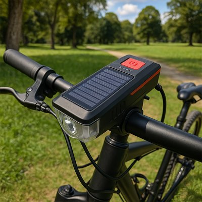 Éclairage vélo énergie solaire