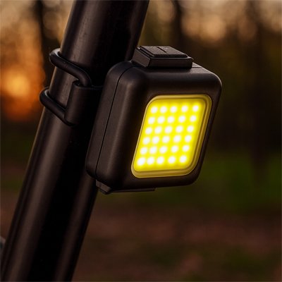 Éclairage vélo jaune avant