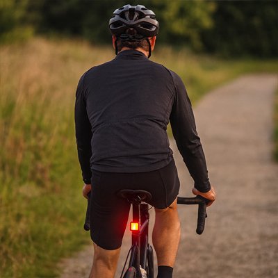 Éclairage vélo sécurité arrière