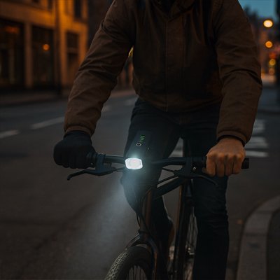 Eclairage velo urbain rechargeable