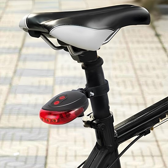 Lumiere sur velo​ sur tige de selle