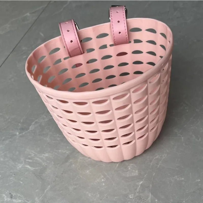 panier a velo rose plastique pour tout petits microkid