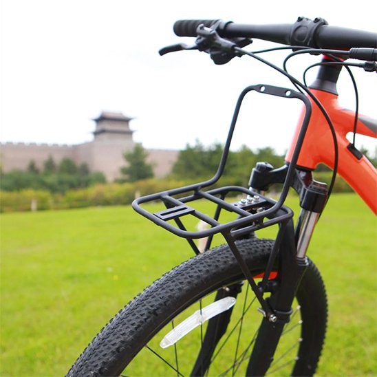 Porte bagage vélo avant trois points d attache