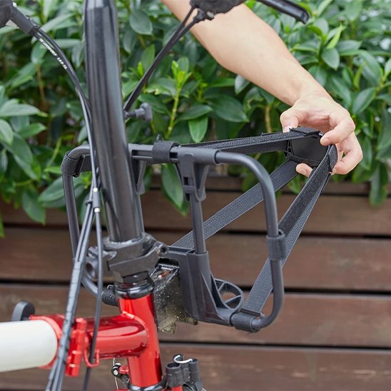 Porte bagage vélo avant vertical