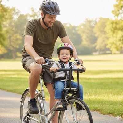 Porte bebe velo avant complet