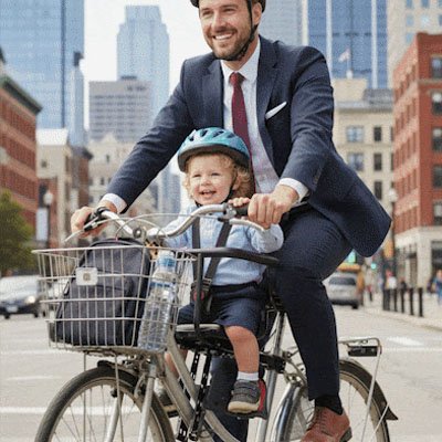 Porte bebe velo compact complet