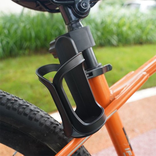 Porte bouteille installation cadre de selle