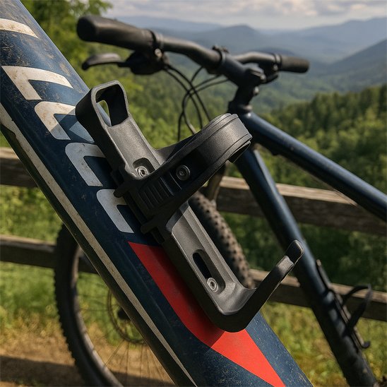 Porte gourde sur cadre velo