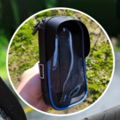 porte telephone velo variant image bleu