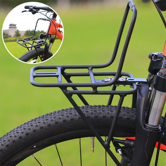 porte bagage velo avant sur fourche