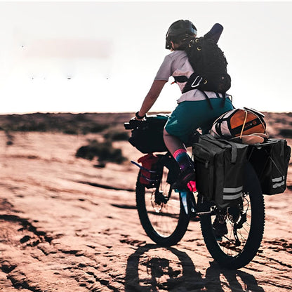 sacoche velo porte bagage pour voyage dans rocheuses