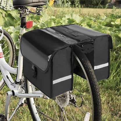 sacoche velo porte bagage sur arriere velo