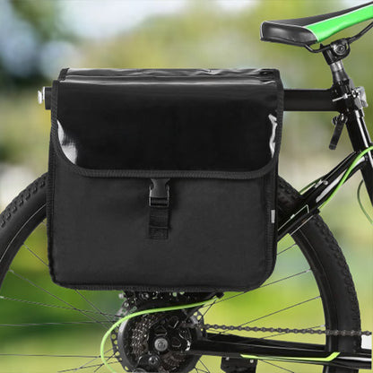 sacoche velo porte bagage sur bicyclette dans parc