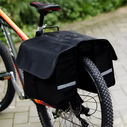 sacoche velo porte bagage sur porte bagage