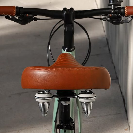 Selle de velo absorbant les chocs