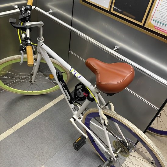 Selle de velo marron confortable