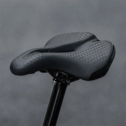 Selle de velo noir rigide monobloc