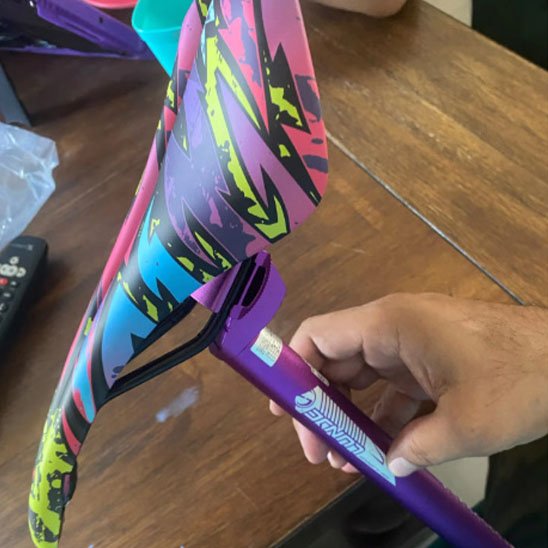 Selle pour velo multicouleur