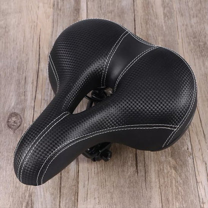 Selle velo confort large noire
