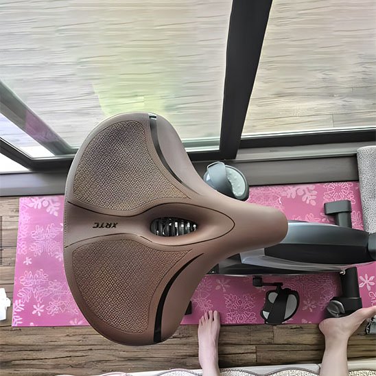 Selle velo marron extra-large