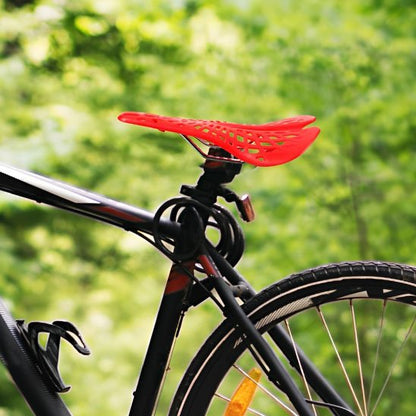 Selle velo polymère rouge