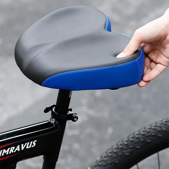 selles confort vélo bleu imperméable